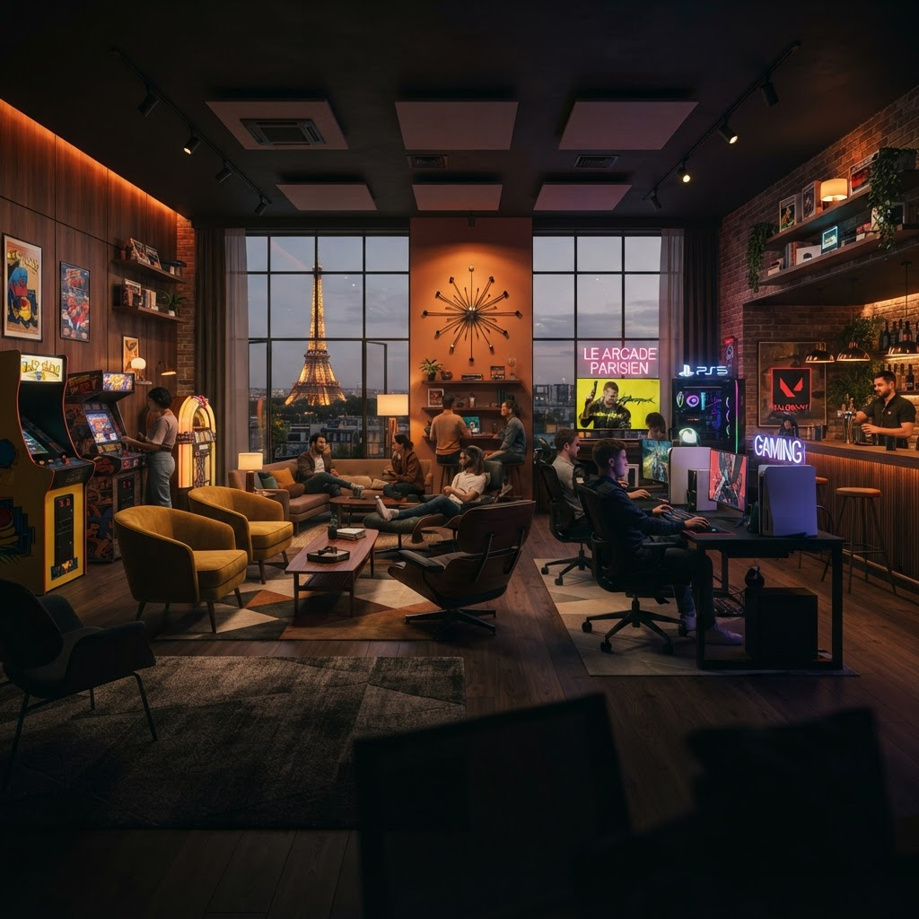 Le lounge gaming Fekoralu à Paris